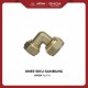 ONDA Knee Siku Drat Sambung 1/2 x 1/2 ONDA Knee Siku Drat Sambung 1/2 x 1/2