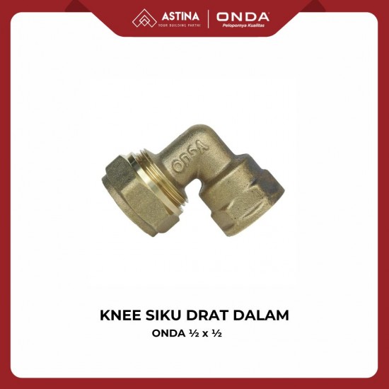 ONDA Knee Siku Drat Dalam 1/2 x 1/2 ONDA Knee Siku Drat Dalam 1/2 x 1/2