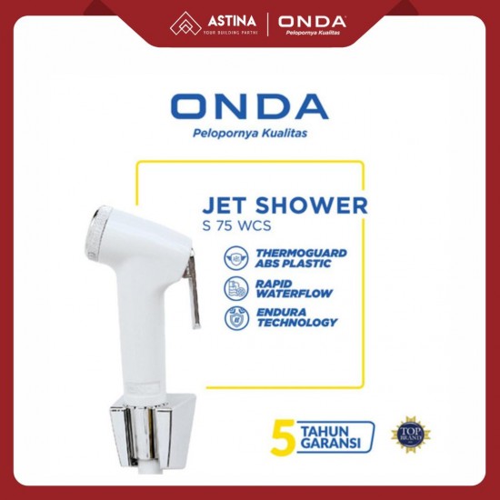 Toilet Shower / Jet Shower ONDA S75 WCS White Toilet Shower / Jet Shower ONDA S75 WCS White