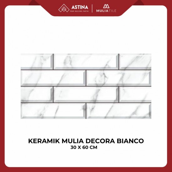 Keramik Dinding Mulia Decora Bianco 30x60 cm Keramik Dinding Mulia Decora Bianco 30x60 cm