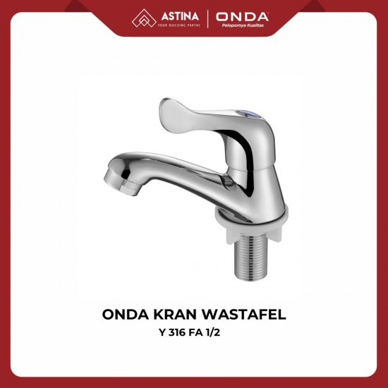 Kran Wastafel Keran Air / Basin Faucet Stainless Steel Onda Y 316 FA 1/2 Kran Wastafel Keran Air / Basin Faucet Stainless Steel Onda Y 316 FA 1/2