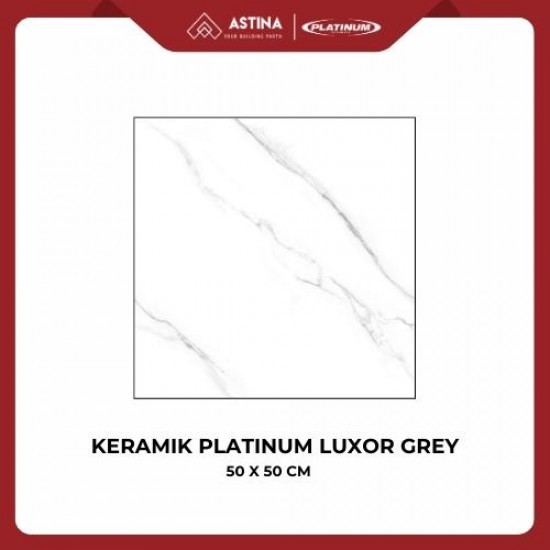 Keramik Lantai Platinum Luxor Grey 50X50 Glossy REC Keramik Lantai Platinum Luxor Grey 50X50 Glossy REC