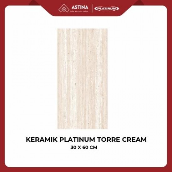 Keramik Dinding Platinum Torre Cream REC 30x60 cm Keramik Dinding Platinum Torre Cream REC 30x60 cm