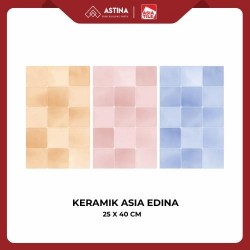 Keramik Dinding Asia Edina Embossed 25x40 cm