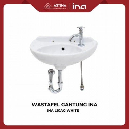 Wastafel Gantung Keramik / Wall Hung INA L10AG White Wastafel Gantung Keramik / Wall Hung INA L10AG White