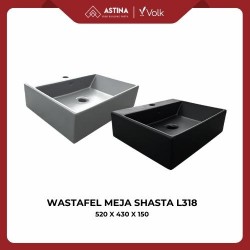 Wastafel Meja Volk Shasta A318 Kotak Matt (520 X 430 X 150)