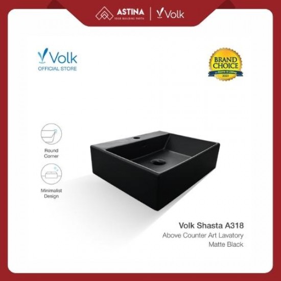Wastafel Meja Volk Shasta A318 Kotak Matt (520 X 430 X 150) Wastafel Meja Volk Shasta A318 Kotak Matt (520 X 430 X 150)