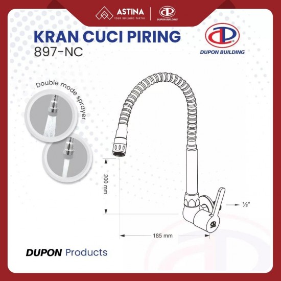 Kran Dinding / Kran Wastafel Cuci Piring Dupon 897-NC Kran Dinding / Kran Wastafel Cuci Piring Dupon 897-NC