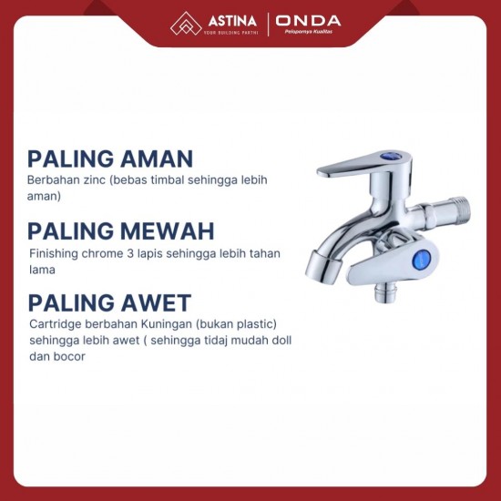 Kran Cabang Onda K-TUL FLOW 1/2 / Flow Kran Cabang 1/2 Kran Cabang Onda K-TUL FLOW 1/2 / Flow Kran Cabang 1/2