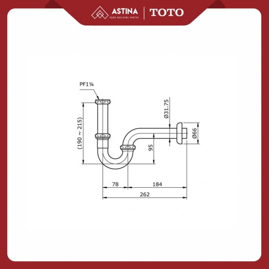 P - TRAP FOR LAVOTORY TOTO THX1A - 3N P - TRAP FOR LAVOTORY TOTO THX1A - 3N