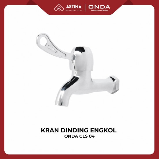 Kran Dinding Engkol Onda CLS 04 Stainless Steel Kran Dinding Engkol Onda CLS 04 Stainless Steel