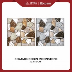 KOBIN MOONSTONE KERAMIK LANTAI 50X50 KW A / KERAMIK MOTIF BATU