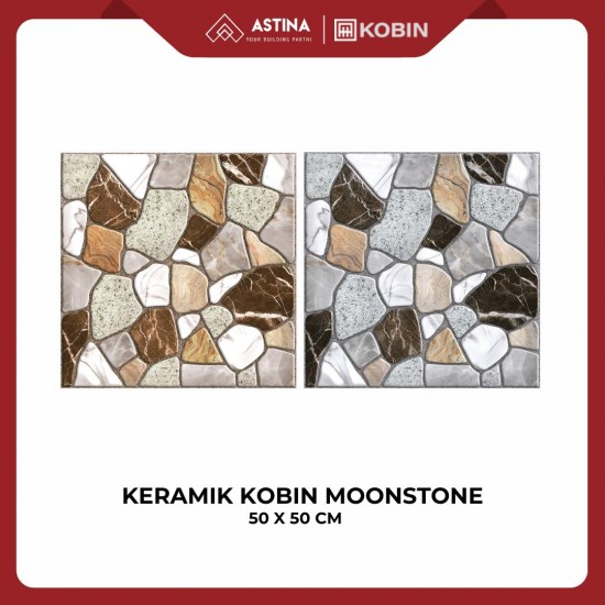 KOBIN MOONSTONE KERAMIK LANTAI 50X50 KW A / KERAMIK MOTIF BATU KOBIN MOONSTONE KERAMIK LANTAI 50X50 KW A / KERAMIK MOTIF BATU