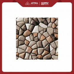 Keramik Motif Batu Pebble Stone My Premier 50 x 50 cm Glossy