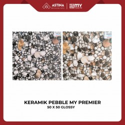 Keramik Batu Pebble Marino My Premier 50x50 cm Glossy