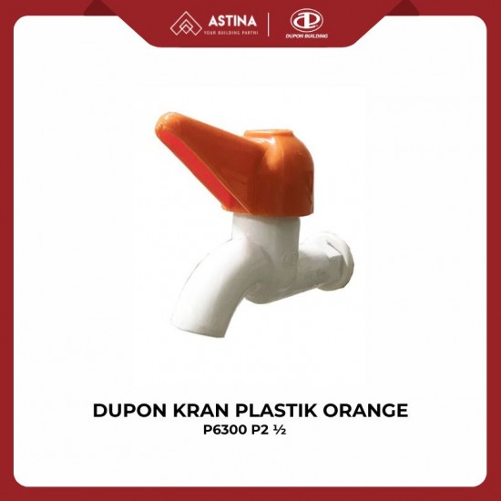 Kran Plastik Dupon Orange P6300 P2 1/2