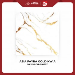 Keramik Lantai Asia Fayra Gold Tile 50x50 Glossy