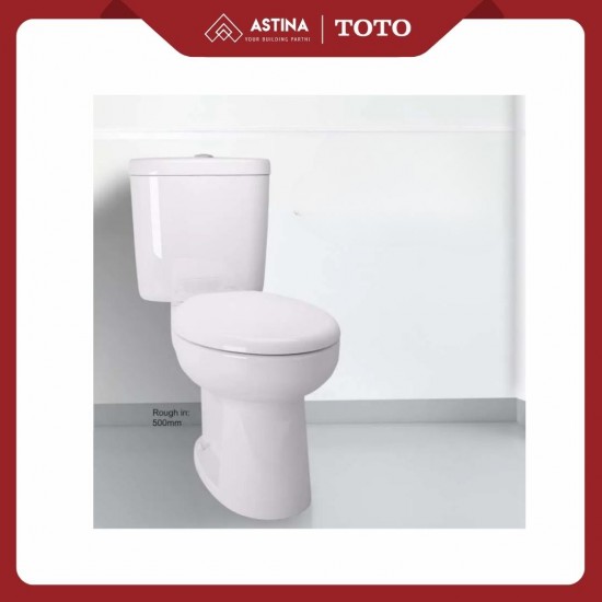 Kloset Duduk TOTO CW420JW/F Tutup TC505 Jarak As 50cm Kloset Duduk TOTO CW420JW/F Tutup TC505 Jarak As 50cm