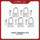 Paket Gembok 5 PCS SES 878-505 A Masterkey SS 50mm Paket Gembok 5 PCS SES 878-505 A Masterkey SS 50mm