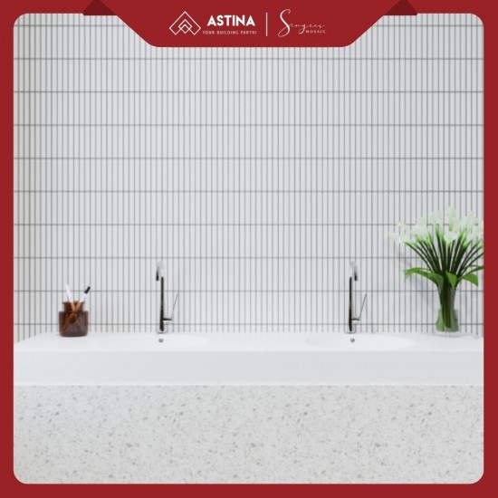 SINGRES Mosaic Interior Long Strip White SINGRES Mosaic Interior Long Strip White