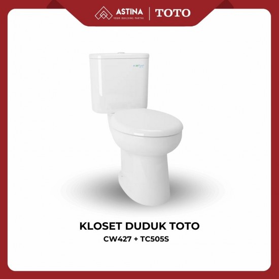 Kloset Duduk TOTO CW427+TC505S Kloset Duduk TOTO CW427+TC505S