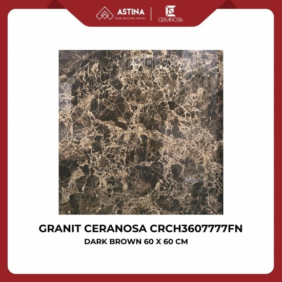 Granite CERANOSA CRCH3607777FN Dark Brown 60x60 Glossy Granite CERANOSA CRCH3607777FN Dark Brown 60x60 Glossy