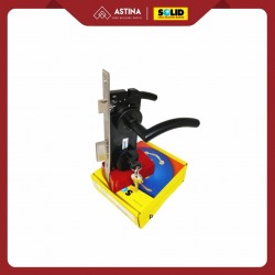 SOLID Handel Lever HRE 61.44 Black / Handel Pintu Solid Hitam