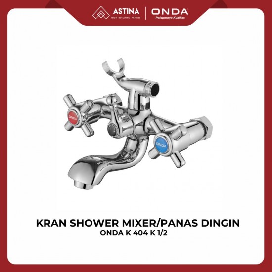 Kran Shower Onda Mixer / Panas Dingin K 404 K 1/2 Kran Shower Onda Mixer / Panas Dingin K 404 K 1/2