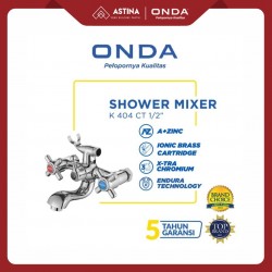 Kran Shower Onda Mixer / Panas Dingin K 404 K 1/2