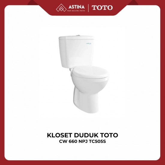 Kloset Duduk TOTO CW660NPJ+TC505S Kloset Duduk TOTO CW660NPJ+TC505S