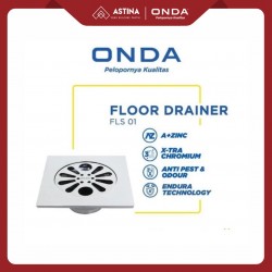 Floor Drain Kotak / Saringan Got ONDA FLS 01 Square