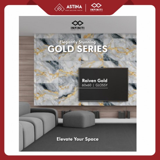 Granite Infiniti Raiven Gold 60x60 Glossy Granite Infiniti Raiven Gold 60x60 Glossy