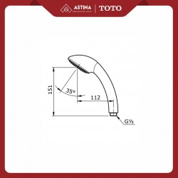 Kepala Shower/Hand Shower TOTO D0400