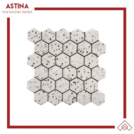 Mosaic Tiles Interior Hexa 29x29cm