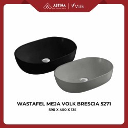 Wastafel Meja Volk Brescia 5271 Matt (590 x 400 x 135)