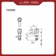 Kran Wastafel Meja Toto T205MB/COID Kran Wastafel Meja Toto T205MB/COID