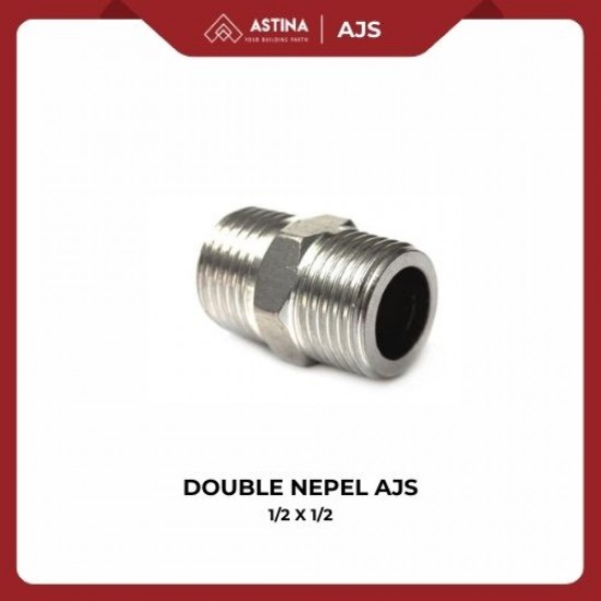 AJS Double Neple 1/2 x 1/2 AJS Double Neple 1/2 x 1/2