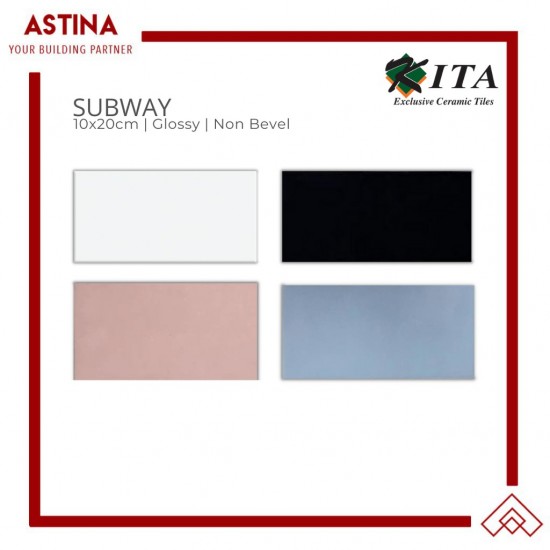 Kita Keramik Subway Non Bevel 10x20cm Kita Keramik Subway Non Bevel 10x20cm