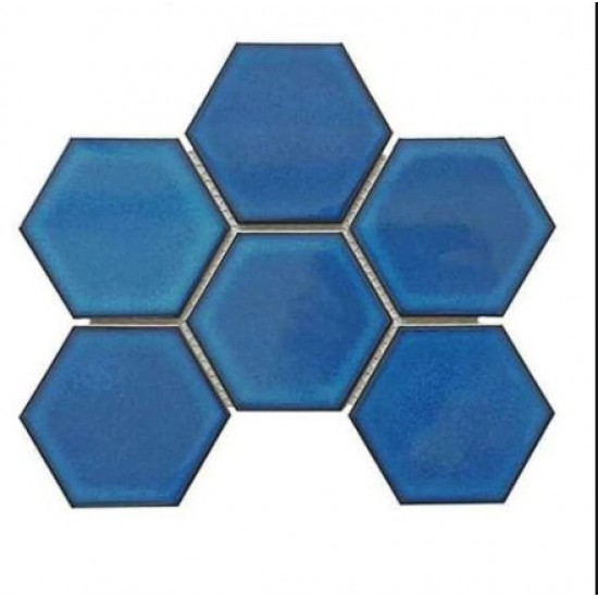 Mosaic Tiles Dekorasi Keramik Grande Hexagon 25,6 x 19,7 (95x110 mm)