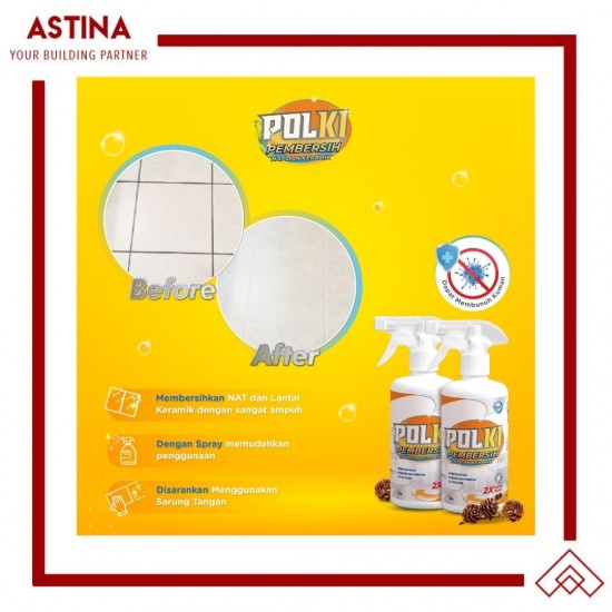 Pembersih Nat dan Keramik Polki 500ml