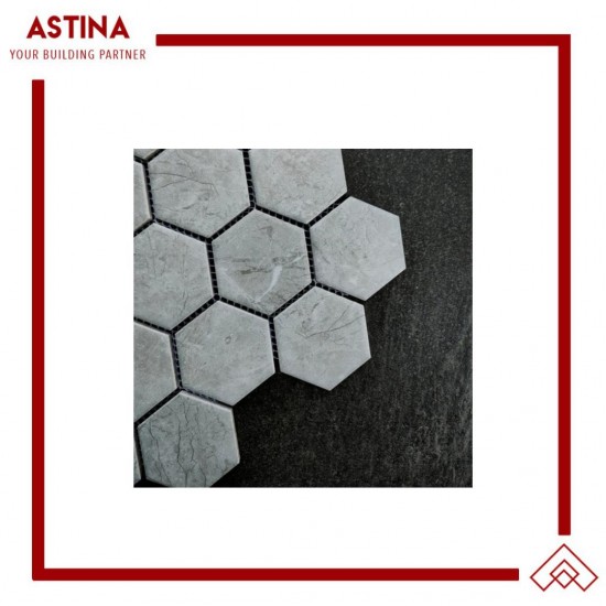 Singres Mosaic Interior Concrete Hexagonal Matt 29x29,5 cm Singres Mosaic Interior Concrete Hexagonal Matt 29x29,5 cm